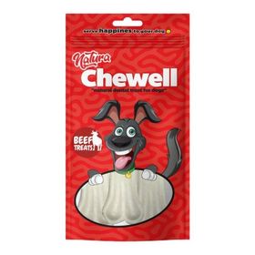 Natura Chewell Sığır Derili Beyaz Pres Kemik 3x13 cm Köpek Ödül Maması