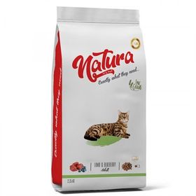 Natura Düşük Tahıllı Kuzu Etli Ve Yaban Mersinli 2.25 kg Kedi Maması