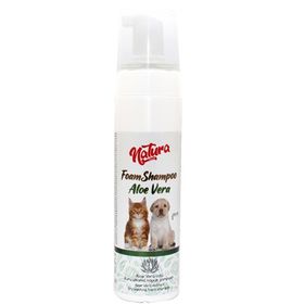 Natura Foam Aloe Vera Özlü Kedi ve Köpek İçin 200 ml Köpük Şampuanı