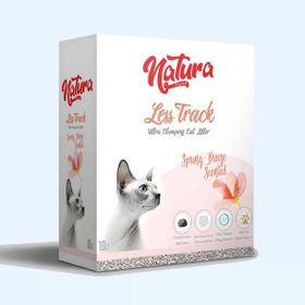 Natura Less Track Bahar Kokulu Topaklaşan 10 L Kedi Kumu