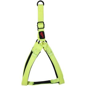 Natura Neon Sarı M Kelebek Köpek Göğüs Tasması