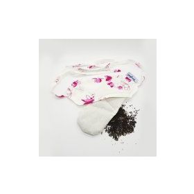Natura Pembe Çiçek Desenli NeoComfort Kanola Tohumlu Göz Bandı