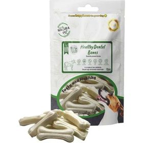 Natura Pet 12x90 gr Pet Healty Dental Bones Beyaz Pres Köpek Kemiği