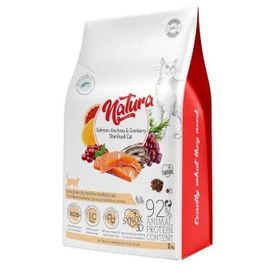 Natura Premium Somonlu Yaban Mersinli Düşük Tahıllı Kısırlaştırılmış 2 kg Yetişkin Kedi Maması