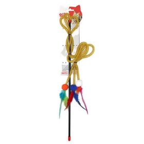 Natura PTC-057 Parlak Kordon Toplu 45 cm Kedi Olta Oyuncak