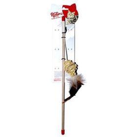 Natura PTC-066 45 cm Tüylü Kozalak Kedi Olta Oyuncak