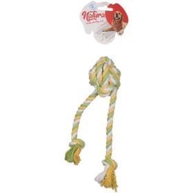Natura Pth-074 20 cm İki Kulaklı Top Halat Köpek Oyuncak