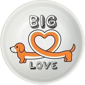 Natura Seramik Dog Love 400 ml 15 cm Su Kabı
