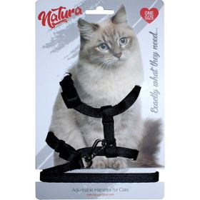 Natura Siyah Yetişkin Kedi Bel Tasması