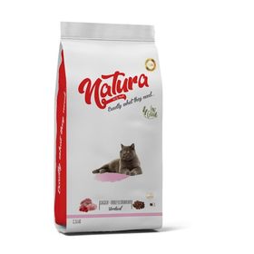 Natura Sterilised Tavuklu Hindi Etli ve Üzümlü Düşük Tahıllı Kısırlaştırılmış Yetişkin 2.25 kg Kedi Maması