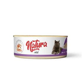Natura Ton Balığı Yengeç Et Suyu İçinde Pirinçli 70 gr Kedi Konservesi