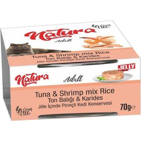 Natura Ton Balıklı Ve Karidesli Yetişkin 70 gr Yaş Kedi Maması