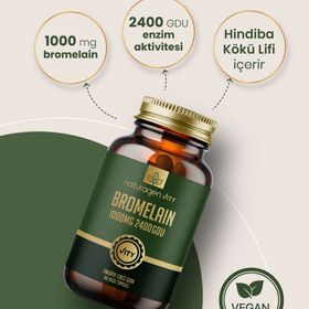 Naturagen Bromelain 1000 mg 2400 Gdu 60 Kapsül