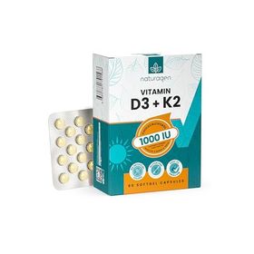 Naturagen Vitamin D3 K2 60 Kapsül