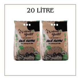 Natural 20 lt Bastet Topaklanan Premium Doğal Kedi Kumu