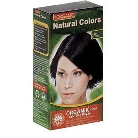 Natural Colors 1N Siyah Organik Kalıcı Saç Boyası