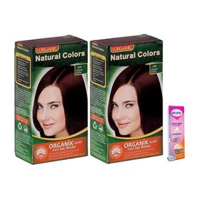Natural Colors 5RF Şarap Kızılı 2 Adet Saç Boyası Seti