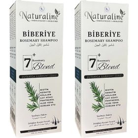 Naturaline Roemary Shampoo 7 Doğal Bileşim 2x400 ml Biberiye Şampuanı