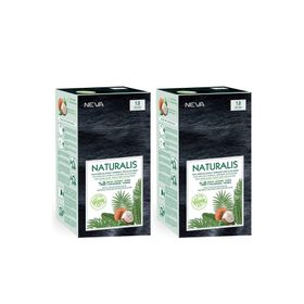 Naturalis 1.0 Siyah %100 Vegan 2 Adet Saç Boyası
