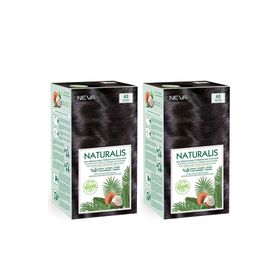 Naturalis 4.0 Yoğun Kahve %100 Vegan 2 Adet Saç Boyası