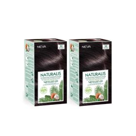 Naturalis 5.0 Yoğun Açık Kahve %100 Vegan 2 Adet Saç Boyası