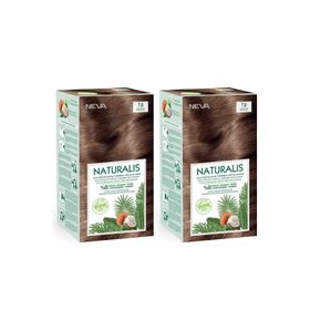 Naturalis 7.0 Yoğun Kumral %100 Vegan 2 Adet Saç Boyası