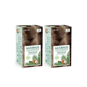 Naturalis 8.0 Yoğun Açık Kumral %100 Vegan 2 Adet Saç Boyası