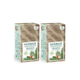 Naturalis 9.0 Yoğun Çok Açık Kumral %100 Vegan 2 Adet Saç Boyası