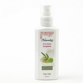Naturalive 150 ml Doğal Zeytinyağlı Parabensiz El ve Vücut Losyonu
