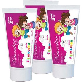 Naturalive 3x75 ml Florürsüz Çocuk Diş Macunu