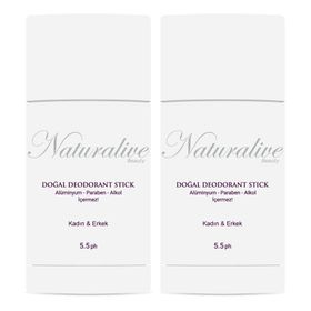 Naturalive Beauty 2x50 gr Stick Deodorant