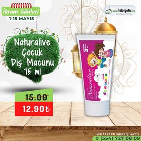 Naturalive Doğal 100 gr Çocuk Diş Macunu