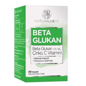 NaturalNest Beta Glukan Çinko 30 Kapsül