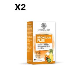 NaturalNest Bromelain Plus 2x60 Kapsül