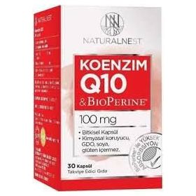 NaturalNest Coenzyme Q10 100 mg 30 Kapsül