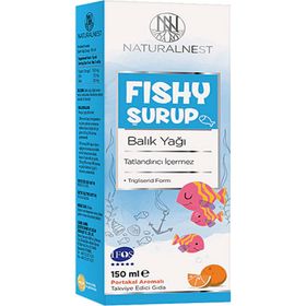 NaturalNest Fishy Portakal Aromalı 150 ml Balık Yağı