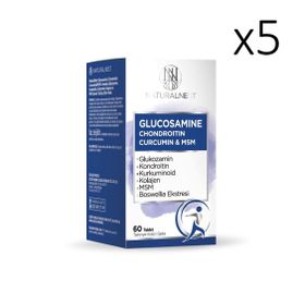 NaturalNest Glucosamine Chondroitin Curcumin MSM 5x60 Tablet