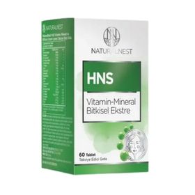 NaturalNest HNS Vitamin Mineral Bitkisel Ekstre 60 Tablet