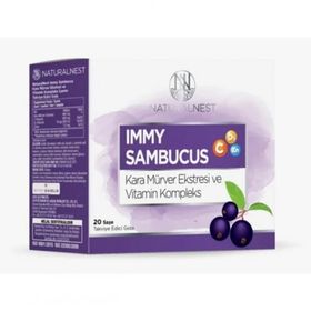 NaturalNest Immy Sambucus Kara Mürver 20 Saşe