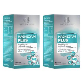 NaturalNest Magnezyum Plus 200 mg 30 Tablet