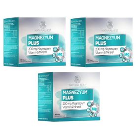 NaturalNest Magnezyum Plus 200 mg 3x30 Tablet