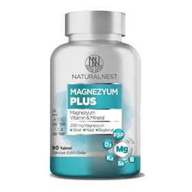 NaturalNest Magnezyum Plus 90 Tablet