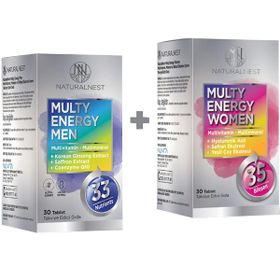NaturalNest Multi Energy Men 30 Tablet + Multy Energy Women 30 Tablet