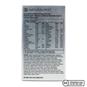 NaturalNest Multy Energy Women 30 Tablet