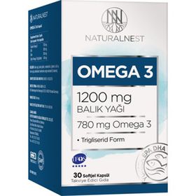 NaturalNest Omega-3 1200 mg 30 Kapsül
