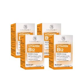 NaturalNest Vitamin B12 4x60 Dilaltı Tablet