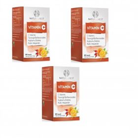NaturalNest Vitamin C 3x60 Kapsül