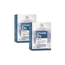 NaturalNest Vitamin D3 1000 IU 2x10 ml Sprey