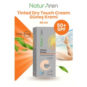 Naturaren Tinted Dry Touch SPF50+ 50 ml Fondötenli Güneş Kremi