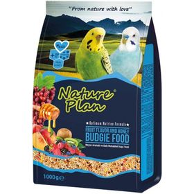 Nature Plan 1 kg Meyve Aromalı Ballı Muhabbet Kuşu Yemi